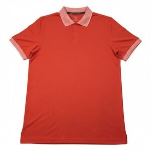 Shaquille O'Neal XLG Men's Polo Shirt Size LT Large‎ Tall NWT Red Tiger Lilly